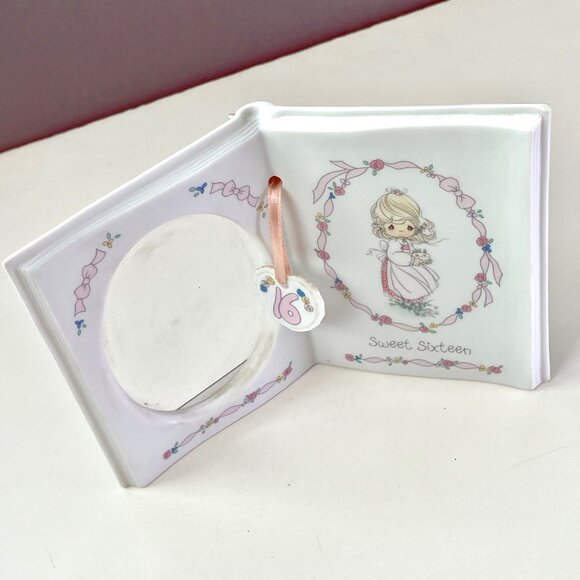 Precious Moments Sweet 16 Growing in Grace Picture Holder w Heart Bookmark 25064 - Picture 16 of 16